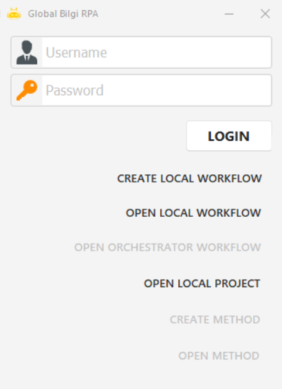 Login Ekranı